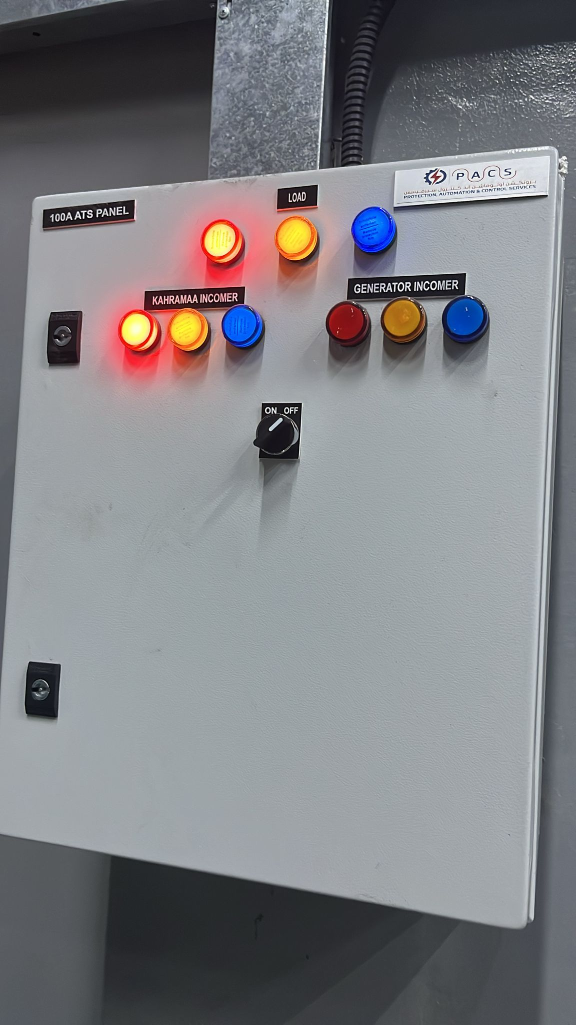ATS Control Panel visualization 1