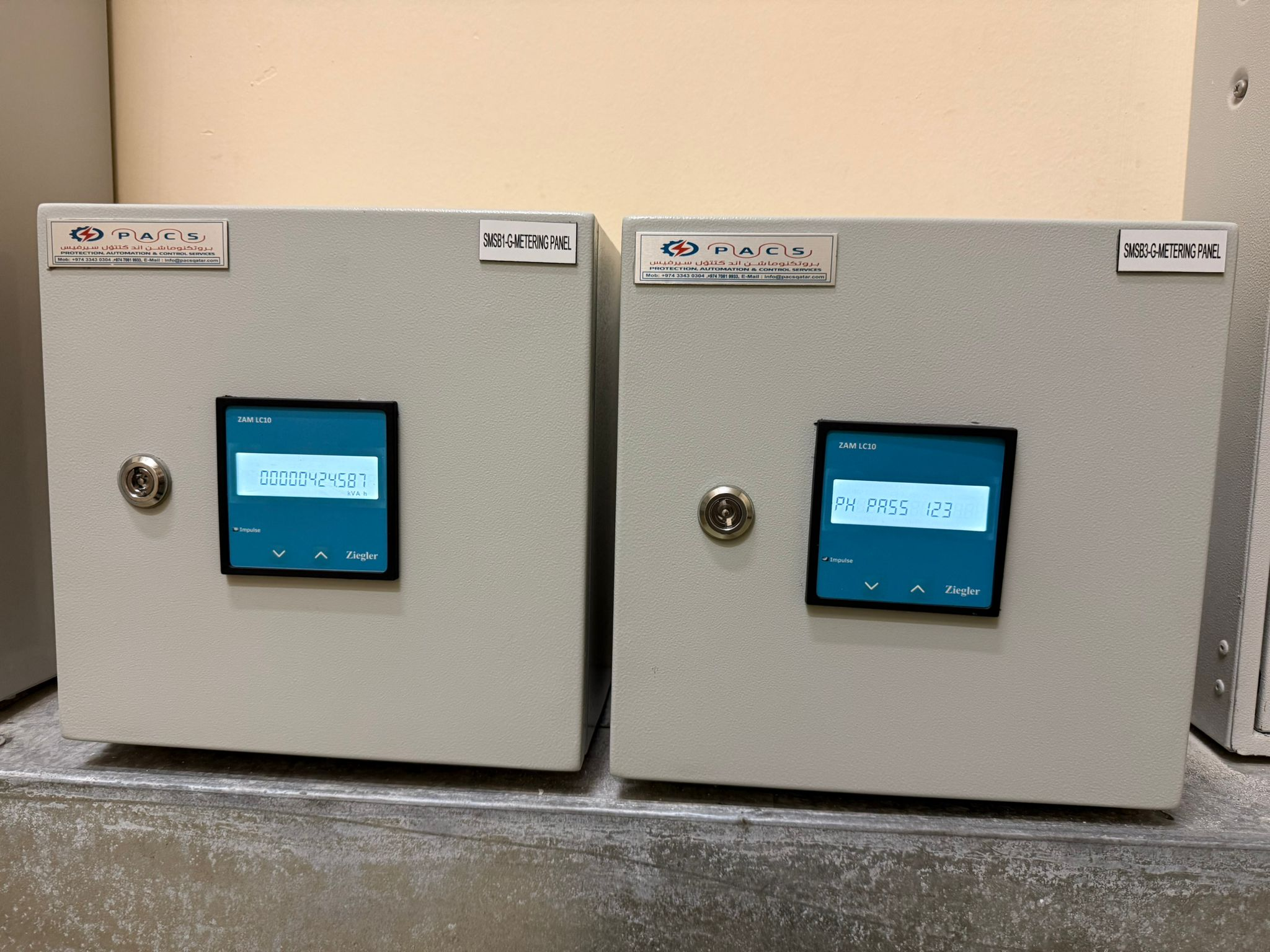 Energy Meter Panel visualization 1